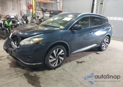 2017 Nissan Murano Platinum from USA, damaged, VIN 5N1AZ2MH3HN145758
